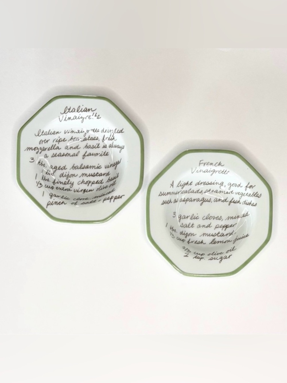 Williams Sonoma Vegetable Garden Vinaigrette Recipe Dipping Bowls